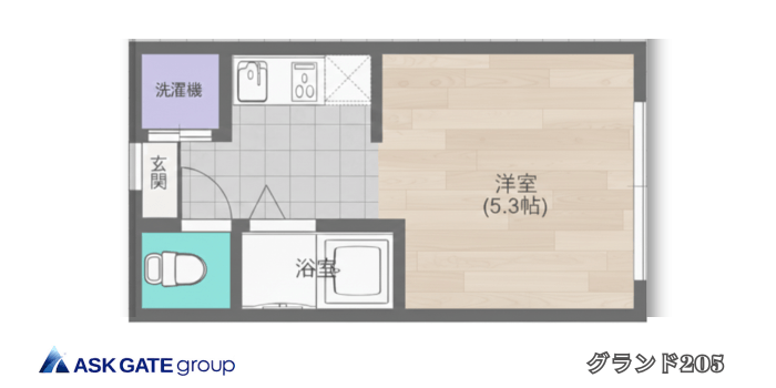 グランド205 間取り図
