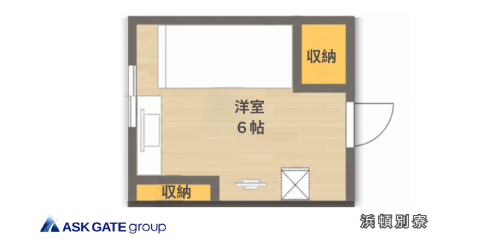 浜頓別寮 間取り図