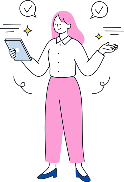 一人ひとりに合わせた成長支援